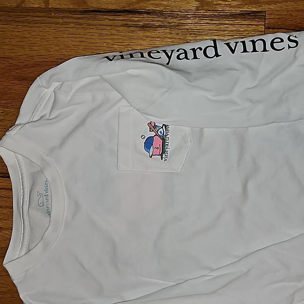 Boys long sleeve baseball themed